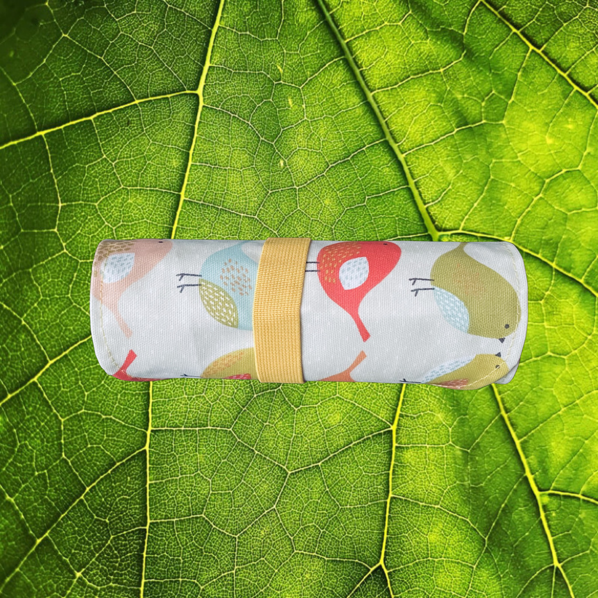 PENCIL ROLL 24 BIRDS OFF-WHITE