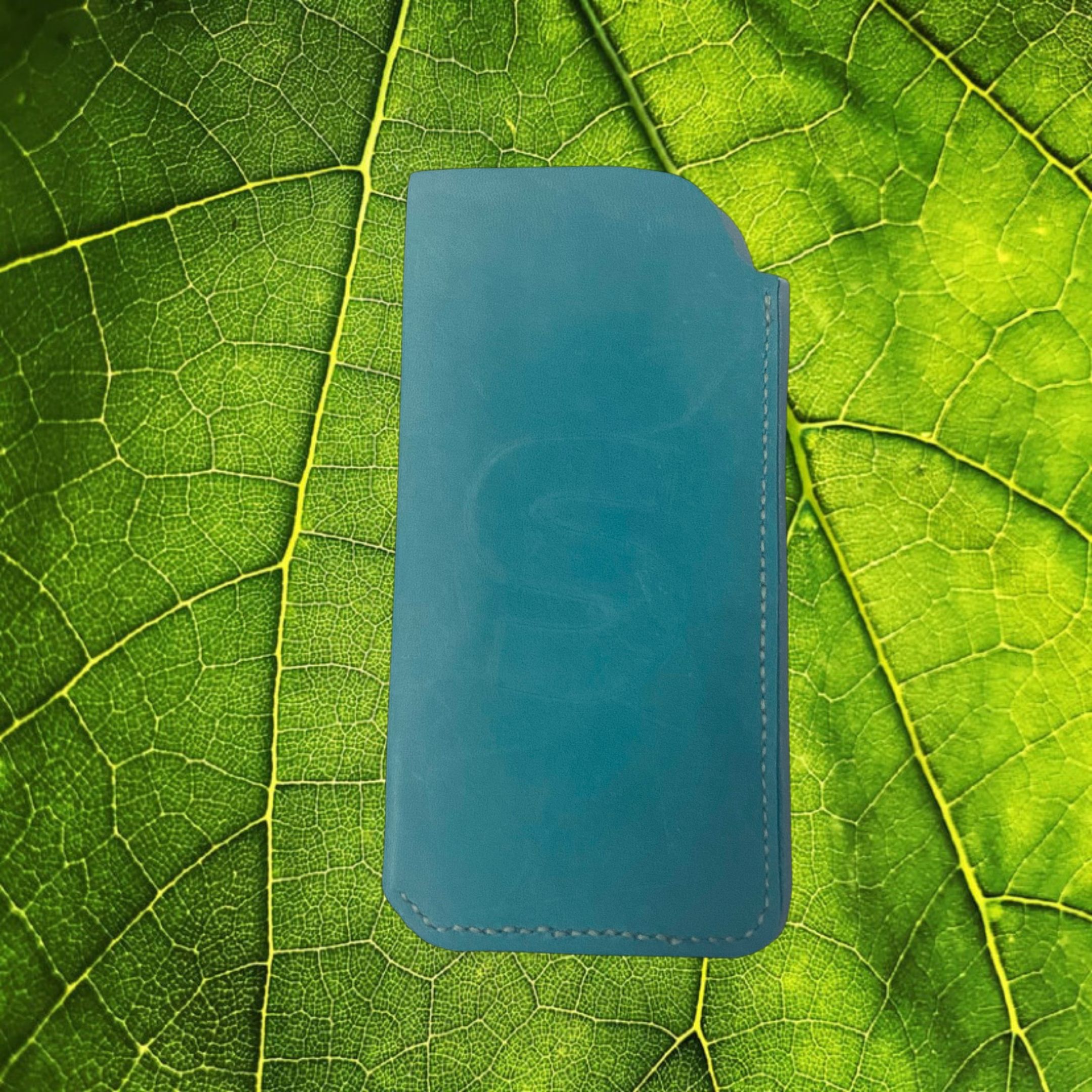 LEATHER CASE TURQUOISE  “S”