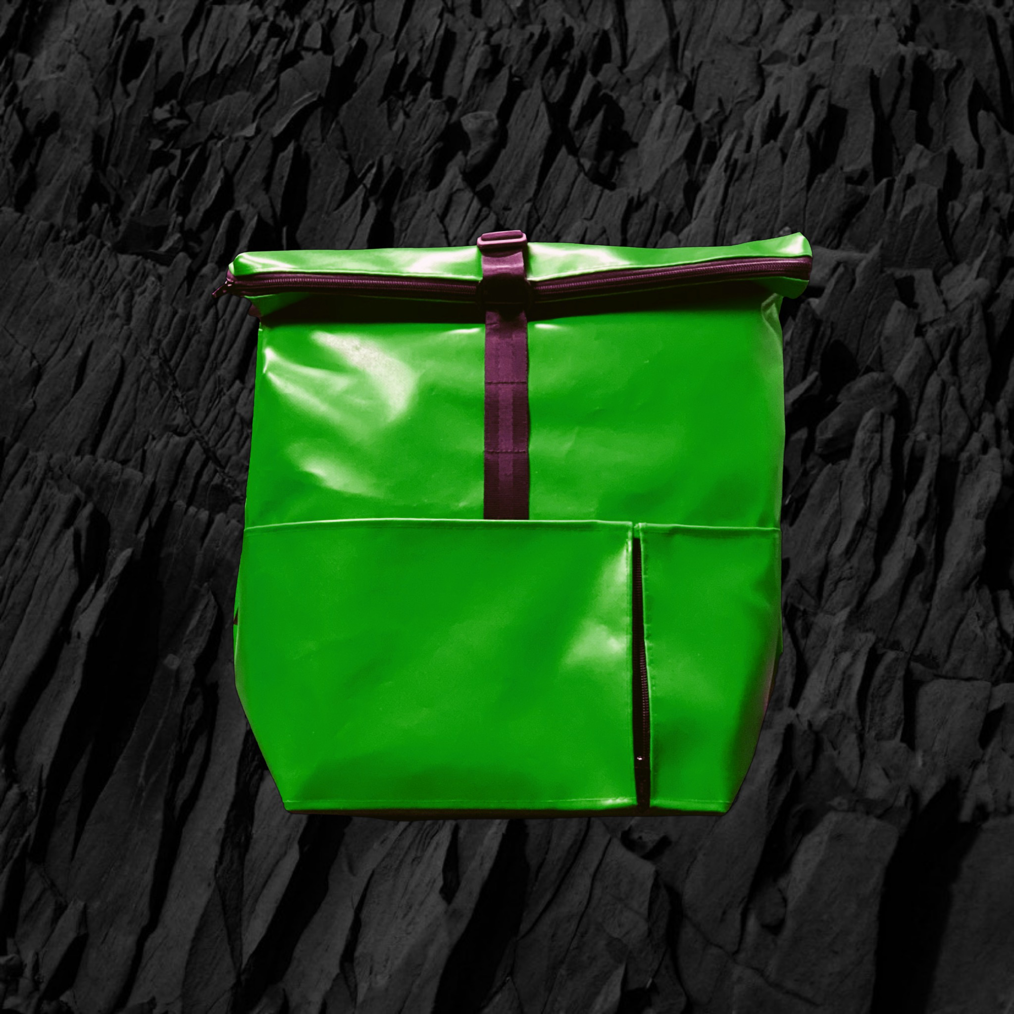 ROLL-BAG BLACHE GREEN GLOSSY