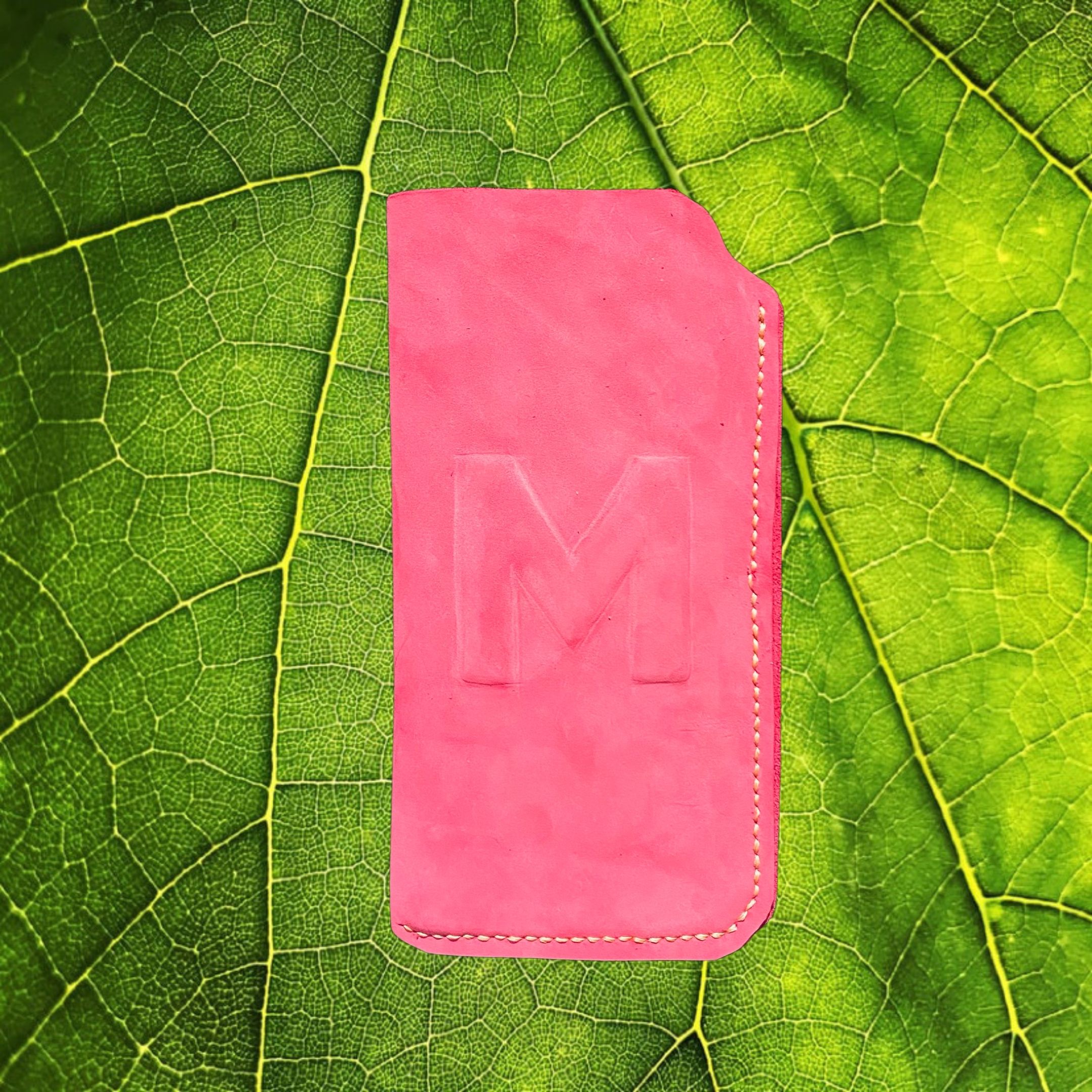 LEATHER CASE PINK “M”